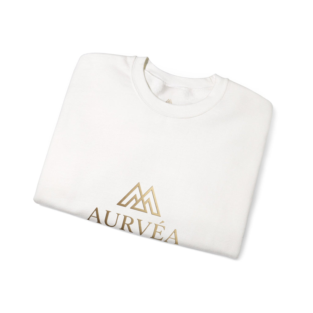 AURVÉA Logo Crewneck Sweatshirt — Minimal Luxury Brand Pullover