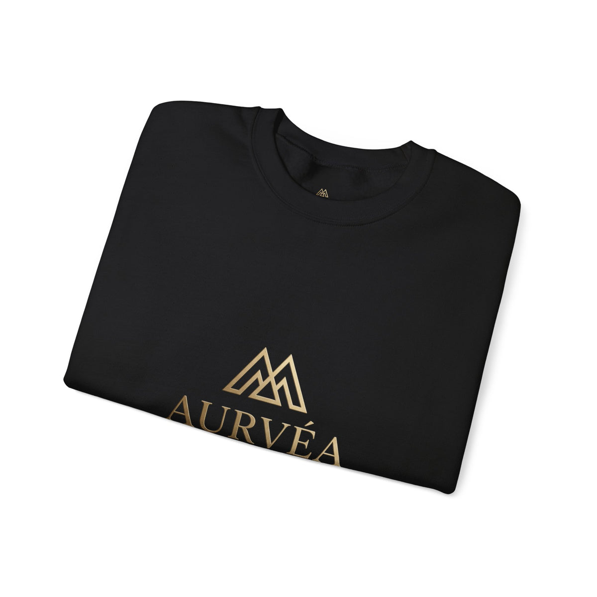 AURVÉA Logo Crewneck Sweatshirt — Minimal Luxury Brand Pullover