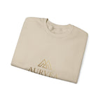 AURVÉA Logo Crewneck Sweatshirt — Minimal Luxury Brand Pullover