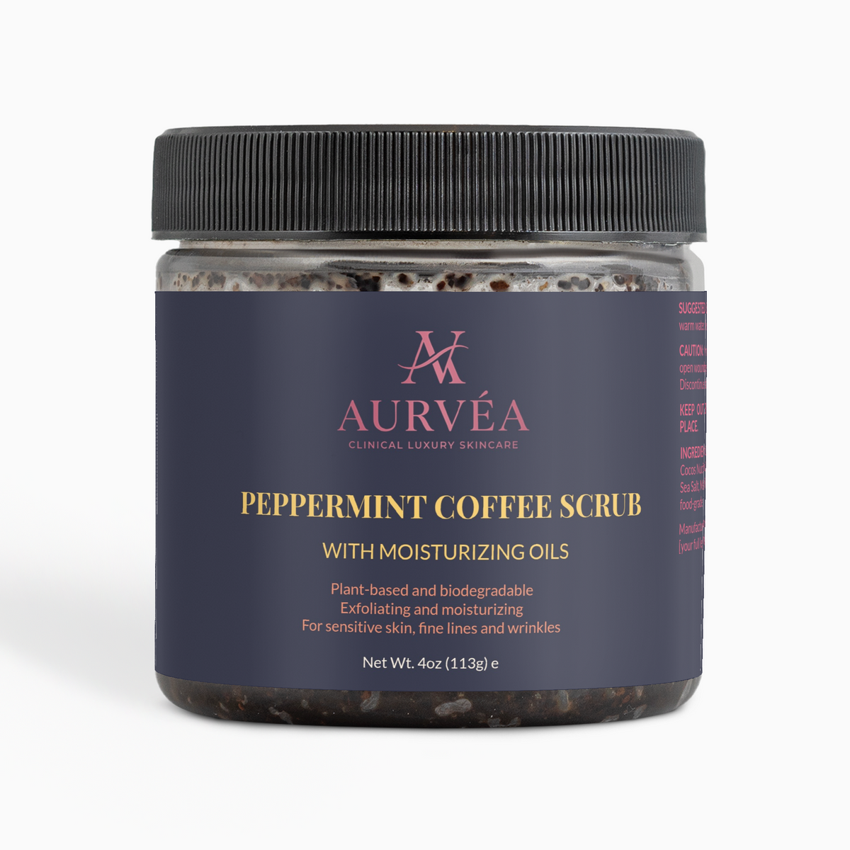 Peppermint Coffee Scrub