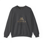 AURVÉA Logo Crewneck Sweatshirt — Minimal Luxury Brand Pullover