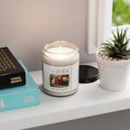 Aurvéa 9oz Scented Soy Candle — Warm Floral & Amber Home Fragrance