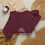 AURVÉA Logo Crewneck Sweatshirt — Minimal Luxury Brand Pullover