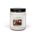 Aurvéa 9oz Scented Soy Candle — Warm Floral & Amber Home Fragrance