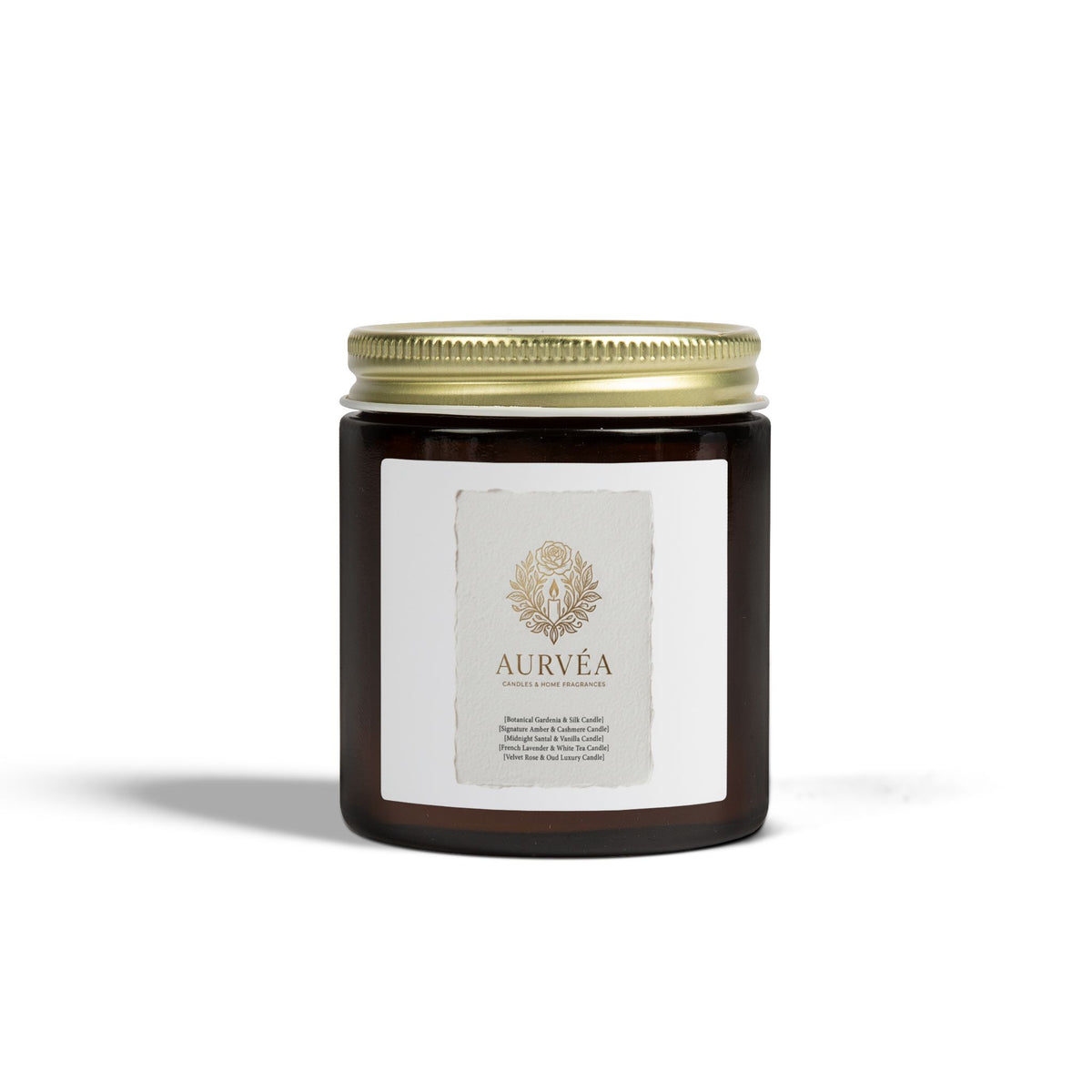 Coconut Apricot Scented Candle (4oz & 9oz) - Natural Apricot Coconut Wax Jar